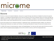 Tablet Screenshot of microme.eu